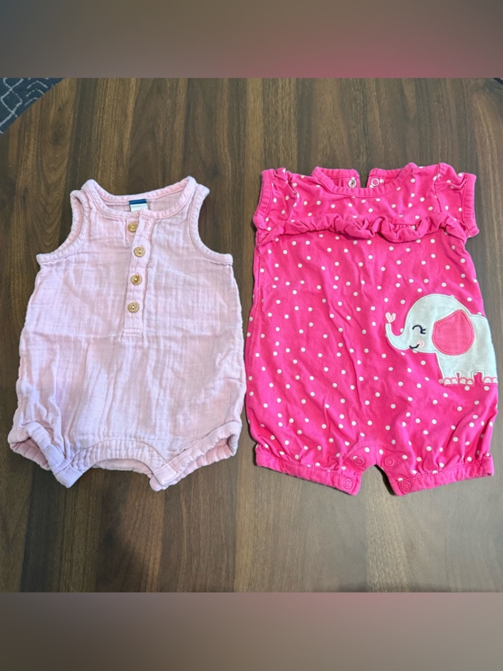 Baby girl romper set
